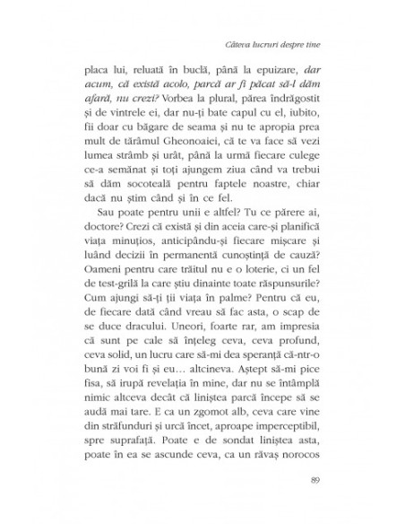 Cîteva lucruri despre tine