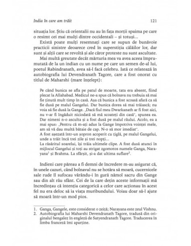 India în care am trăit