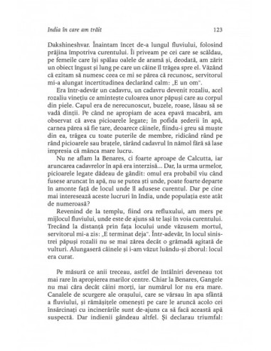 India în care am trăit