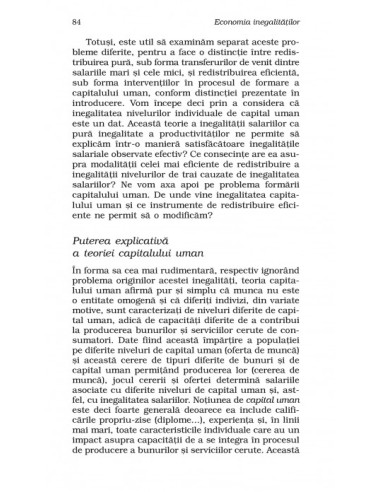 Economia inegalităţilor (ediţie de...