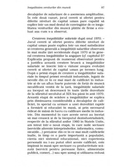 Economia inegalităţilor (ediţie de buzunar)