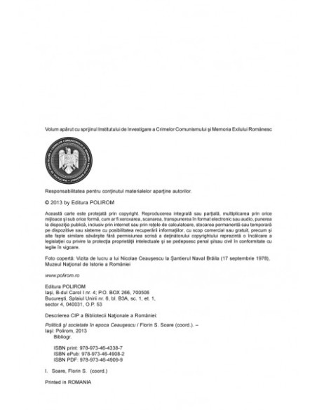 Politică și societate în epoca Ceaușescu