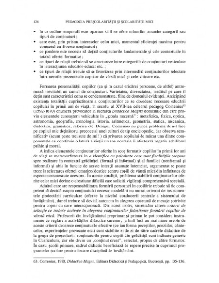 Pedagogia preșcolarității și școlarității mici