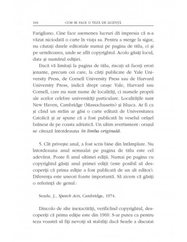 Cum se face o teză de licenţă Cum se face o teză de licenţă