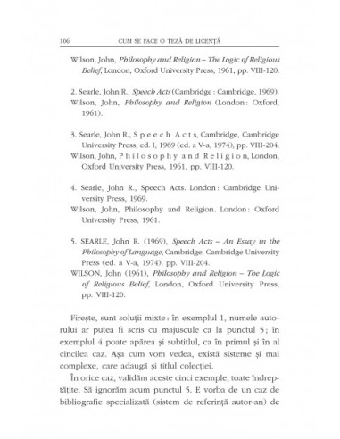 Cum se face o teză de licenţă Cum se face o teză de licenţă