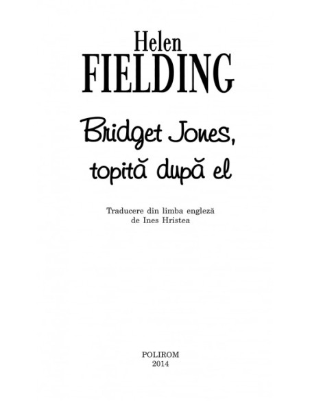 Bridget Jones, topită după el