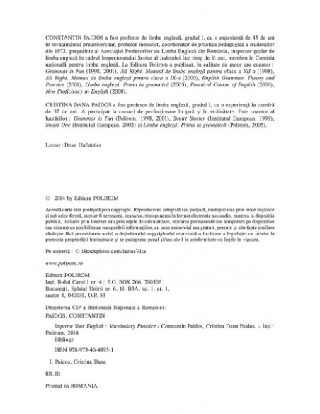 Improve Your English. Vocabulary Practice