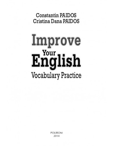 Improve Your English. Vocabulary Practice
