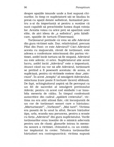 Panopticum. Eseu despre tortură în... Panopticum. Eseu despre tortură în...