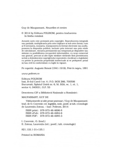 Văduvioarele şi alte proze poznaşe