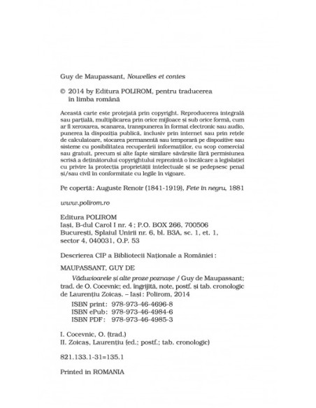 Văduvioarele şi alte proze poznaşe