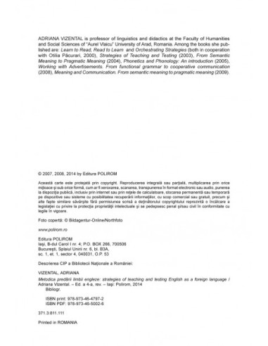Metodica predării limbii engleze....