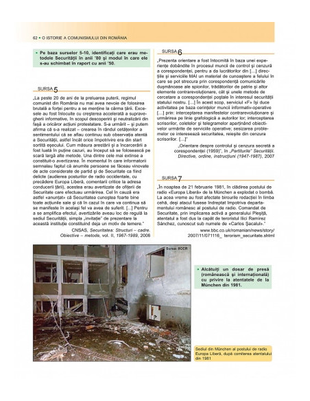O istorie a comunismului din România. Manual pentru liceu