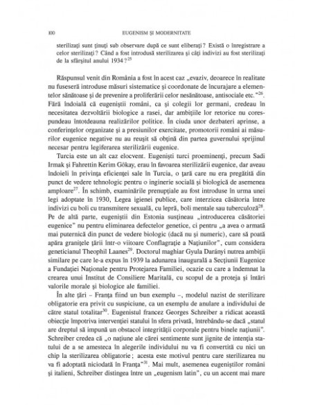 Eugenism și modernitate. Națiune, rasă și biopolitică în Europa (1870-1950)