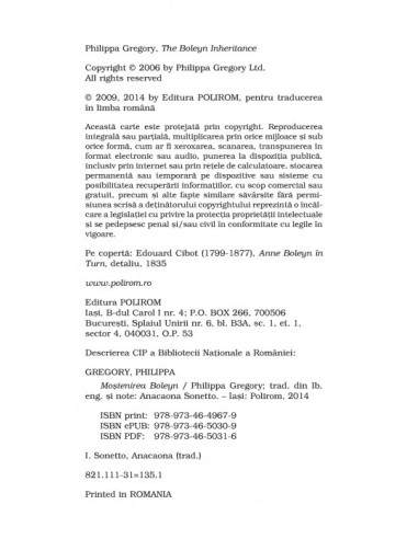 Moștenirea Boleyn (ediţie de buzunar)