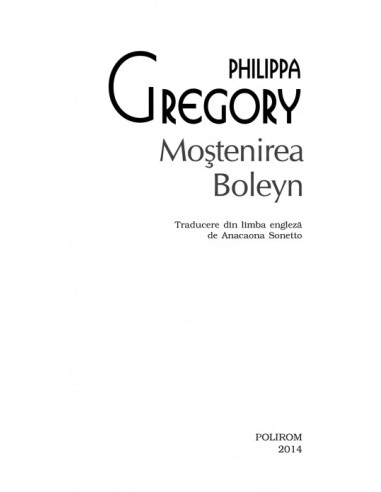Moștenirea Boleyn (ediţie de buzunar)