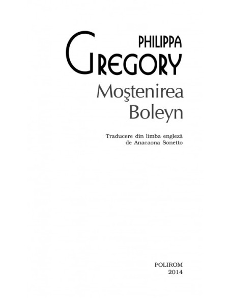 Moștenirea Boleyn (ediţie de buzunar)