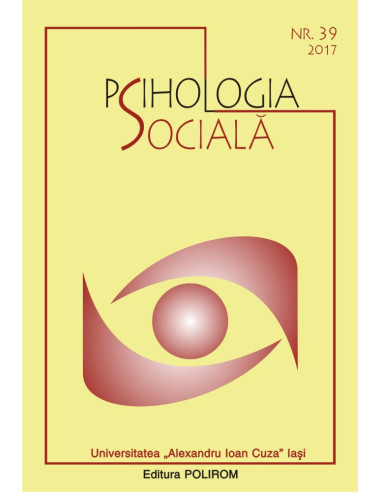 Psihologia Socială. Nr. 39 (I)/2017