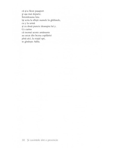 Și cuvintele sînt o provincie