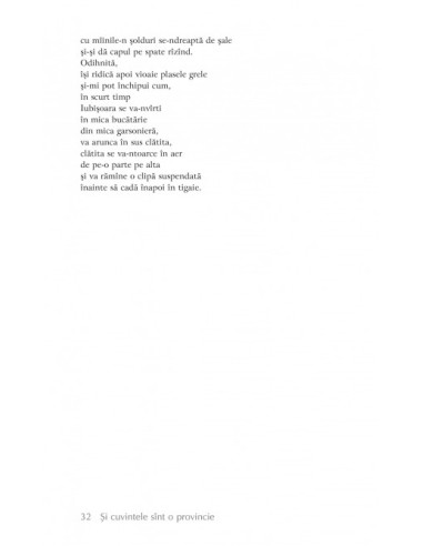 Și cuvintele sînt o provincie