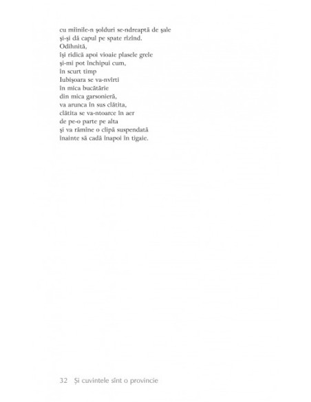 Și cuvintele sînt o provincie