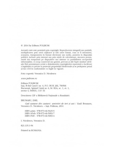 Cad castane din castani. Amintiri de...