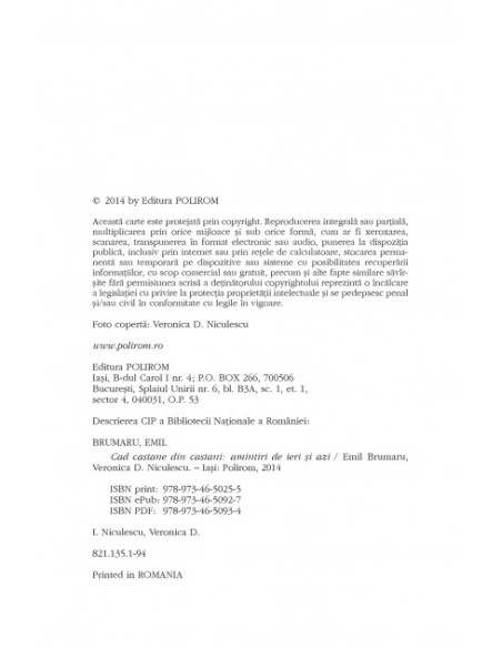 Cad castane din castani. Amintiri de ieri și azi