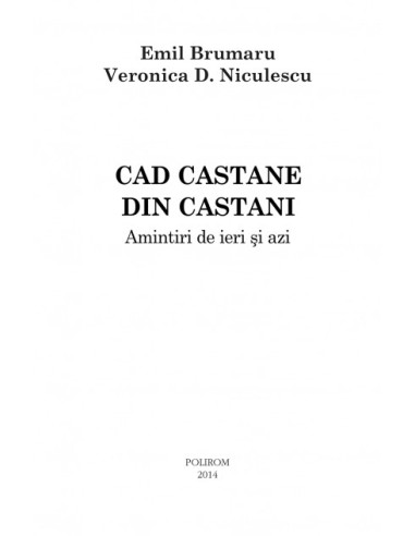 Cad castane din castani. Amintiri de...