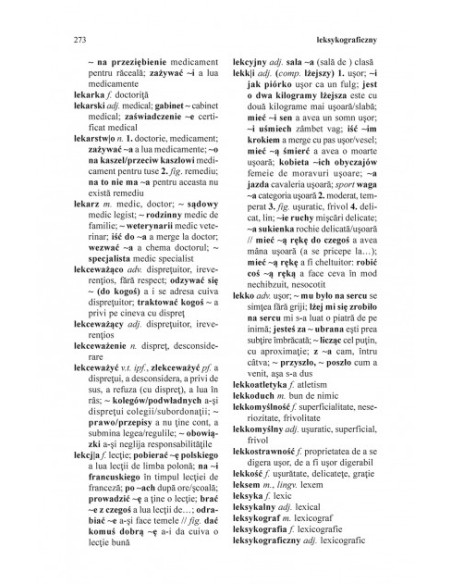 Dicționar polon-român