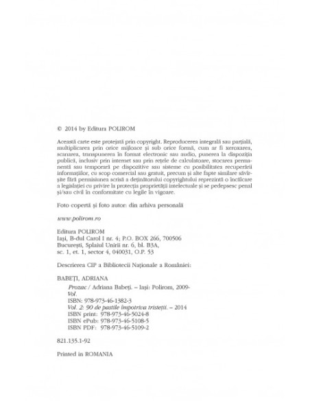 Prozac 2. 90 de pastile împotriva tristeții