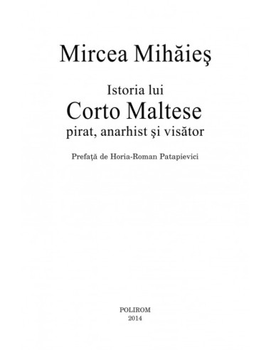 Istoria lui Corto Maltese: pirat,... Istoria lui Corto Maltese: pirat,...