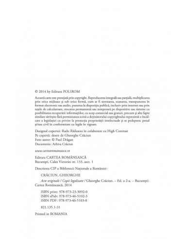 Acte originale / Copii legalizate