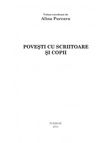 Povești cu scriitoare și copii