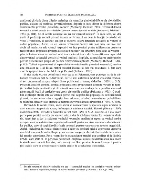 Instituții, alegeri individuale și acțiune colectivă