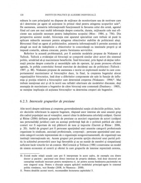 Instituții, alegeri individuale și acțiune colectivă