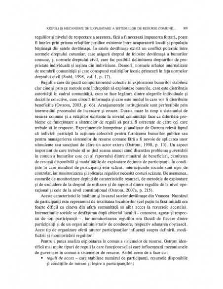 Acțiune colectivă și bunuri comune în societatea românească