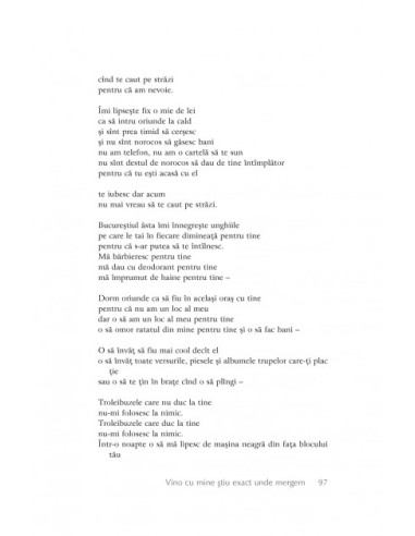 Vino cu mine ştiu exact unde mergem....