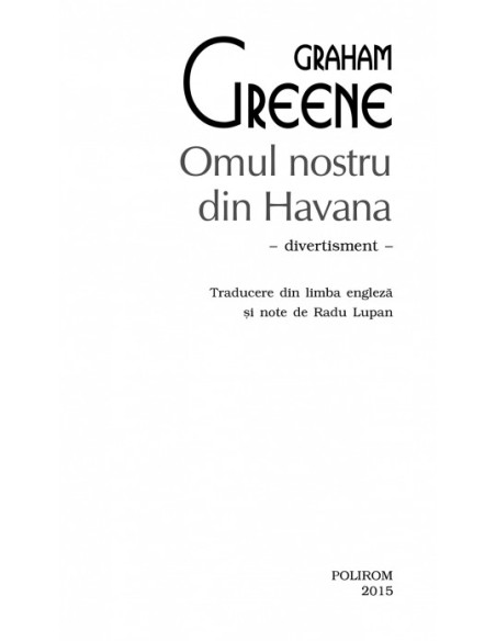 Omul nostru din Havana
