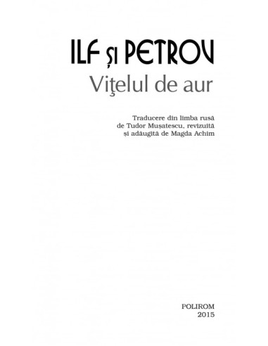 Viţelul de aur Viţelul de aur