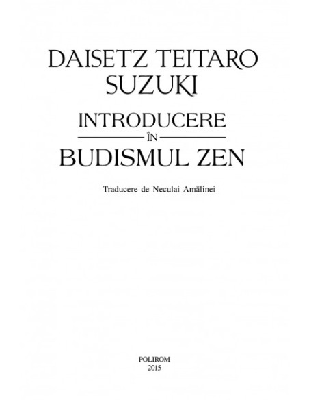 Introducere în budismul Zen