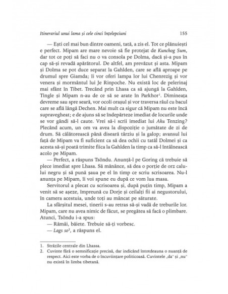 Itinerariul unui lama şi cele cinci înţelepciuni