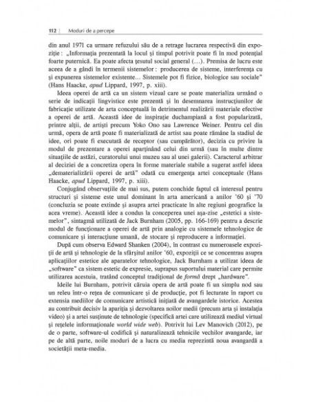 Moduri de a percepe. O introducere în teoria artei moderne şi contemporane