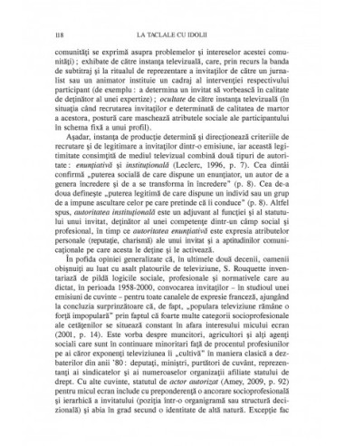 La taclale cu idolii La taclale cu idolii