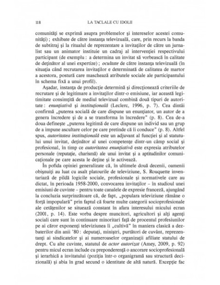 La taclale cu idolii
