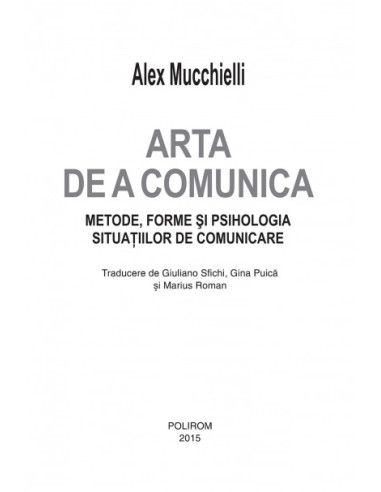 Arta de a comunica