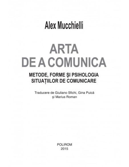 Arta de a comunica