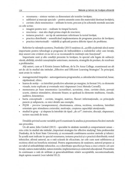 Metode şi tehnici de învăţare eficientă
