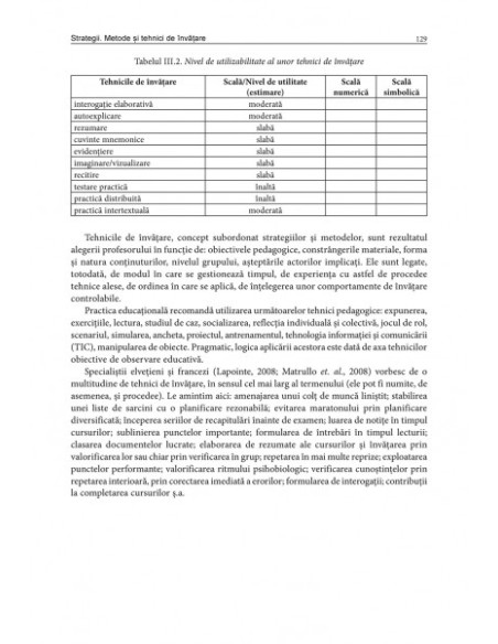 Metode şi tehnici de învăţare eficientă