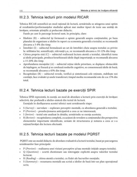 Metode şi tehnici de învăţare eficientă