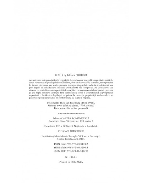 Ochi hăituiți de trădare